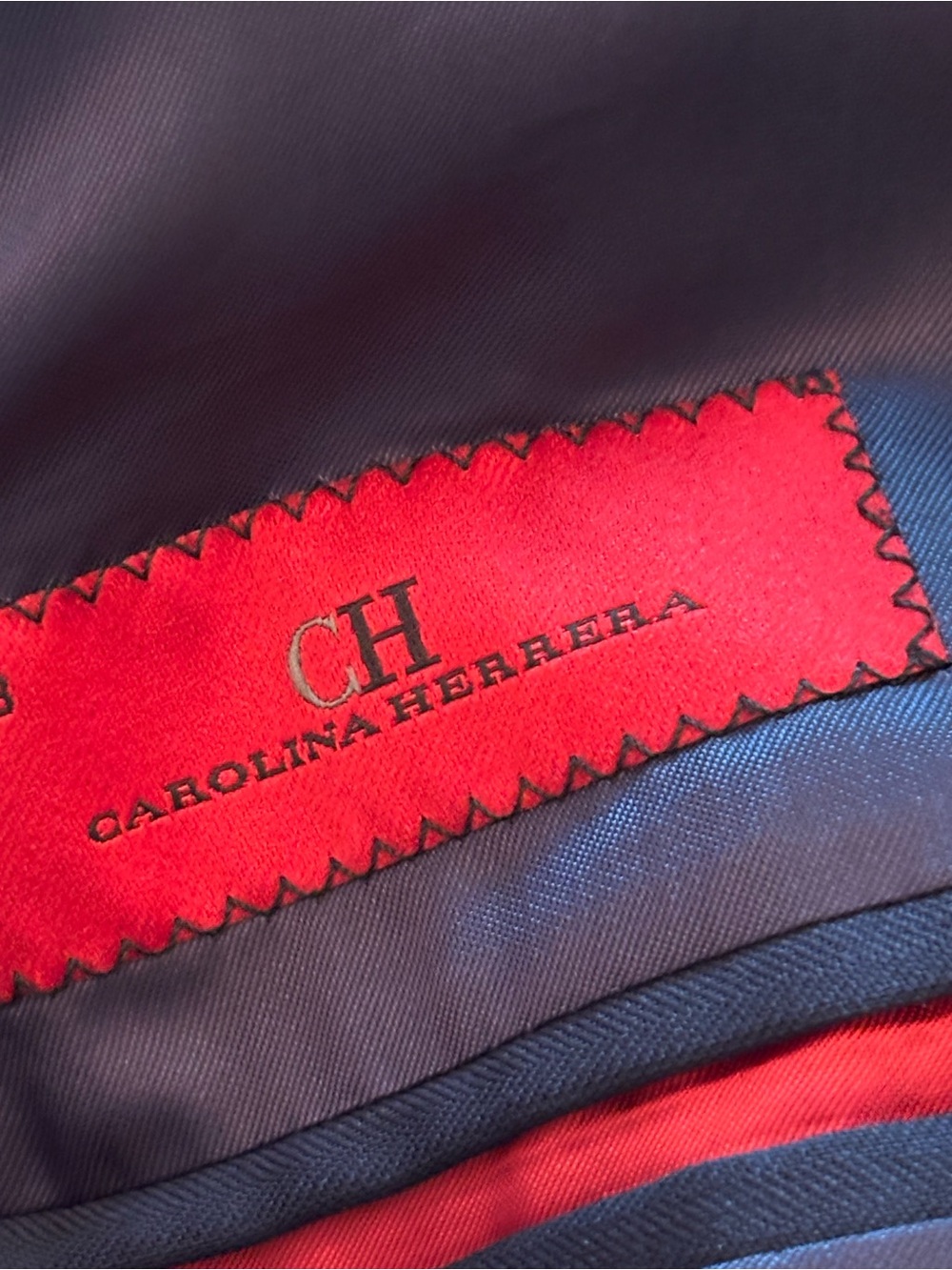 Carolina Herrera Navy 2pc Men’s Suit
